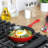 Crock-Pot 8 Inch Enamel Cast Iron Skillet - Gradient Red