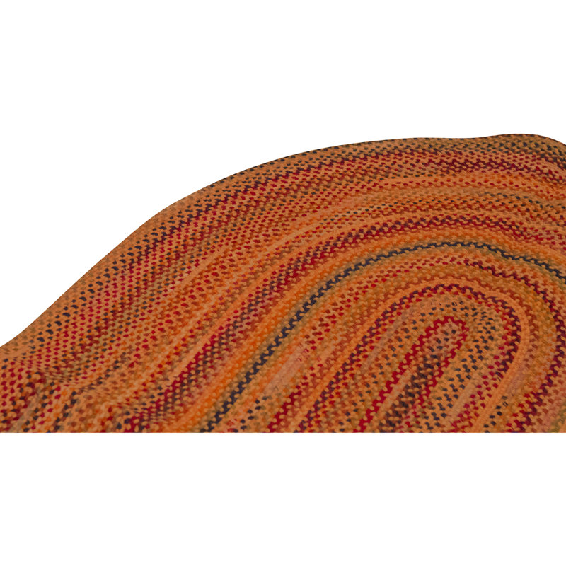 Hand Knotted Wool Area Rug in Red
