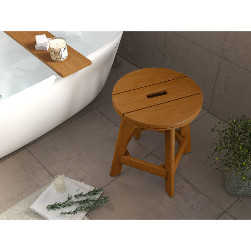 Arrian Solid Wood Accent Stool