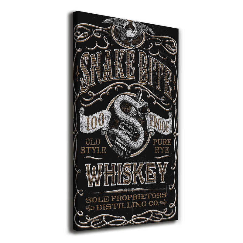 Whiskey - Wrapped Canvas Print