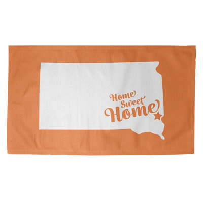 Tapis de maison orange doux Sioux Falls