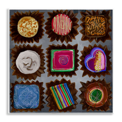 «Mixed Chocolate P pièces» par Liz Jardine