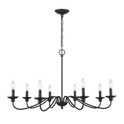 Lustre en acier à intensité variable Delvona