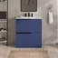 Meuble-lavabo simple 30 po avec comptoir en céramique-265838317