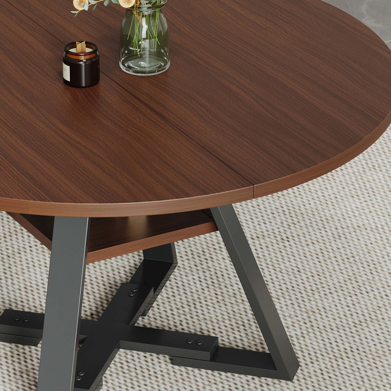 Table de salle à manger haut de gamme en bois massif pour espaces polyvalents