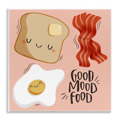 Plaque murale «Good Mood Food», par Sarah Hickman