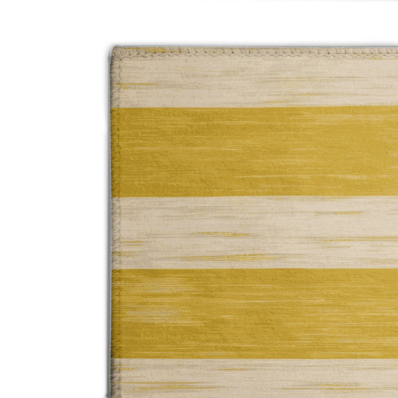 Tapis intérieur / extérieur beige HorizontalStripes, Rectangle 4pi x 6 pi