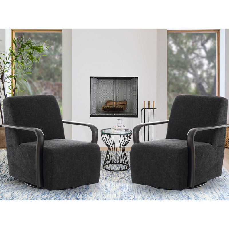 Pivot de 30,5 po de large Dredi, Gris foncé
