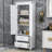 Freestanding Bathroom Cabinet, Tall Storage Cabinet with Two Drawers-417905522