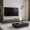Meuble télé avec tablette ouverte l 74,87 po Carmavy 