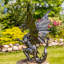 Statue de dragon 44 "en métal Tarragon"