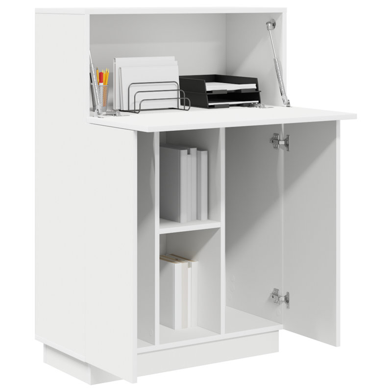 Writing Desk Engineered Wood Large, White