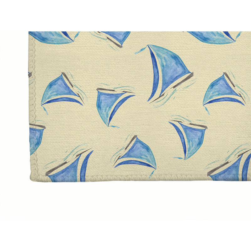 Tapis de bureau léger Summer, L 48 po x P 72 po, Jaune