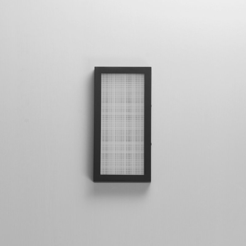 Highlander Matte Black LED Outdoor Flush Mount