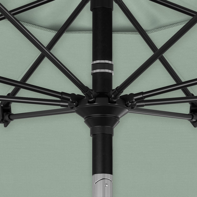 Parasol de 108 po Naschmarkt, Tissage uni Sunbrella® palette brume