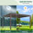 Metal Louvered Pergola with Adjustable Canopy for Outdoor Patio-94915017-94915019