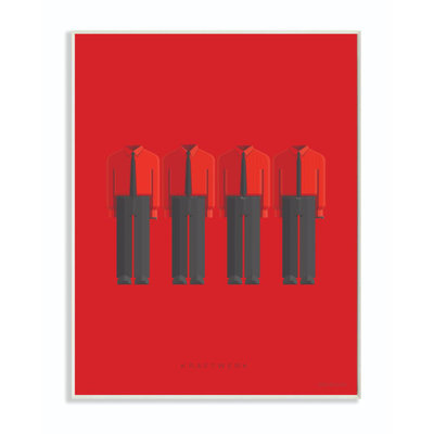 « kraftwerk célèbre people personnages style design », impression sur toile