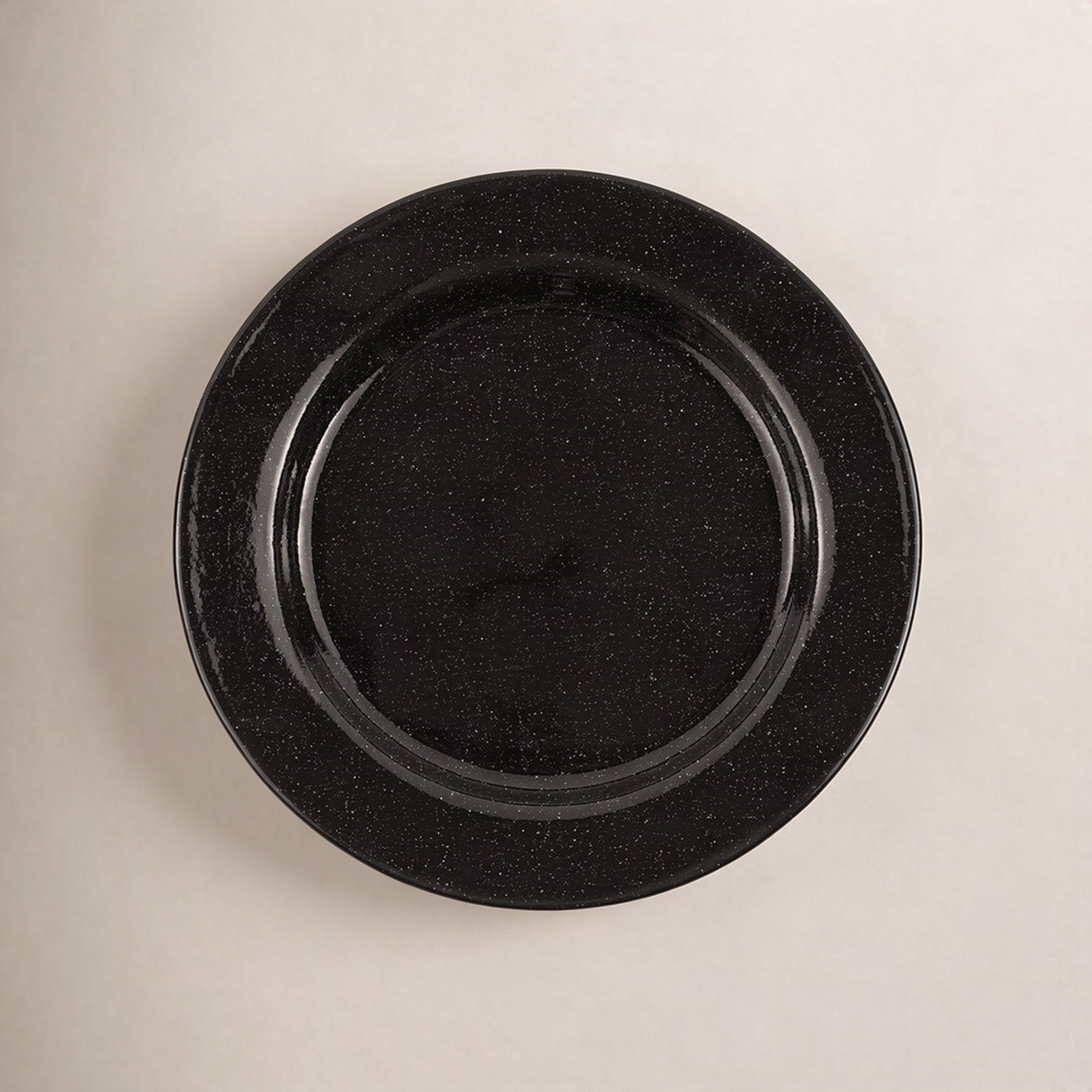 Crow Canyon Home Stinson 10" Dinner Plate, Black
