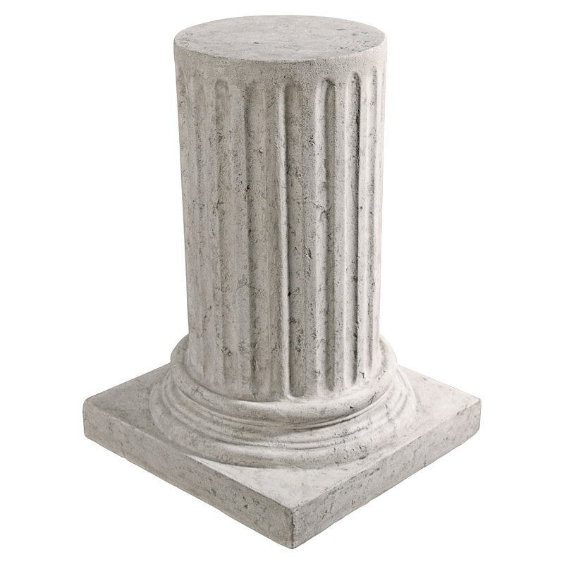 Piédestal colonne romaine Empire, H 25 po x l 17 po x P 17 po