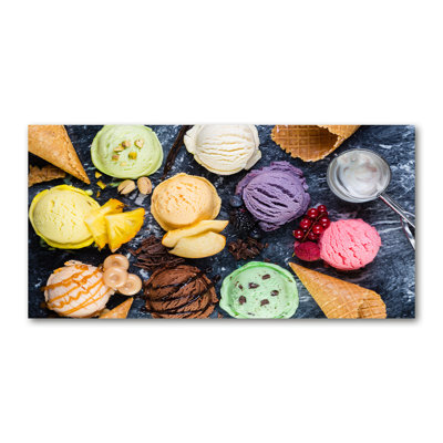 Colourful Ice Cream - Wrapped Canvas Print