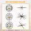 Lustre à intensité variable 6 lumières-107167464