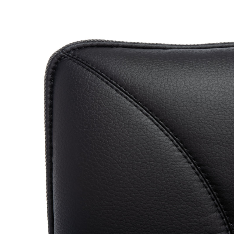 Dormilee Faux Leather Armchair, Black
