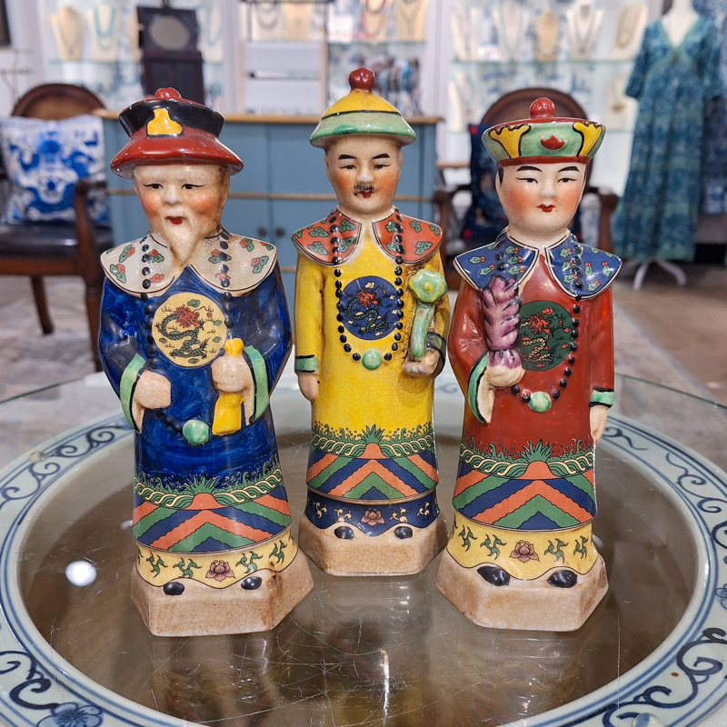 People Figurines & Sculptures, Yellow/Blue/Red