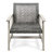 Grey And Black Outdoor Chair - Made From Wood Stylish Garden Design