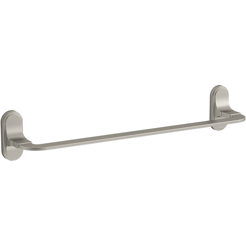 Industrial 18-in Towel Bar, Vibrant Brushed Nickel, 18"W