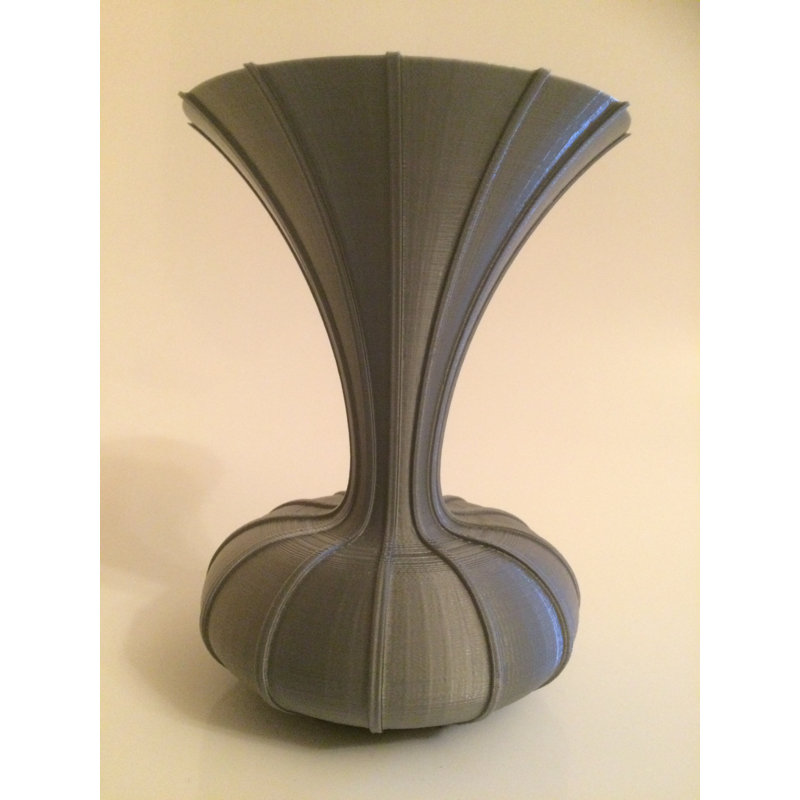Wigand Handmade Table Vase, Grey