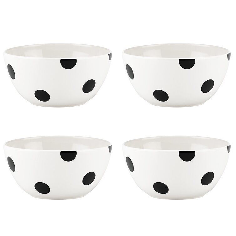 Kate Spade New York Deco Dot 2-Piece Mixing Bowl Set