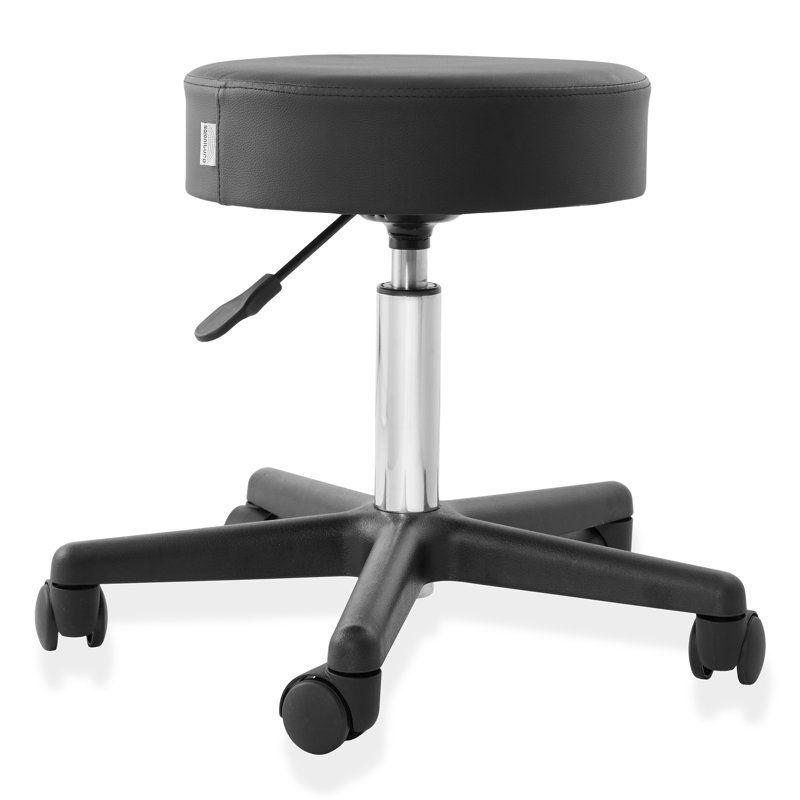  Height Adjustable Rolling Stool