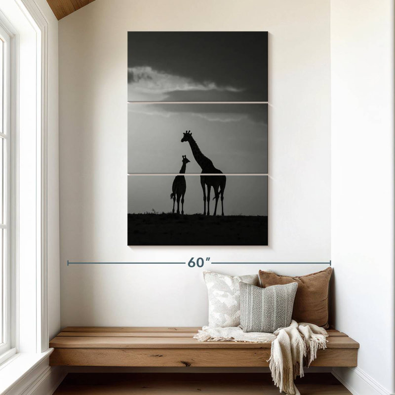 Affection de la girafe Brampt, H 50 po x l 32 po