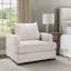 Fauteuil d'appoint rembourré surdimensionné de 38,5 po Tasha