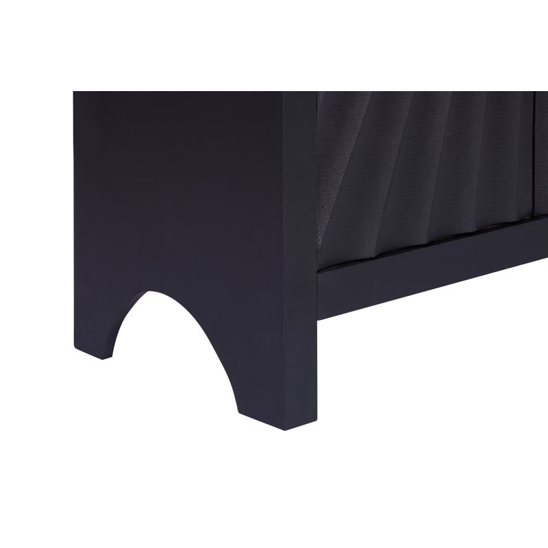 61" Tall Arched Cabinets,Bookcase With Storage, 5-Tier Bookshelf With Open And Closed Shelving