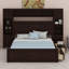 Lit en bois avec armoire-501988101