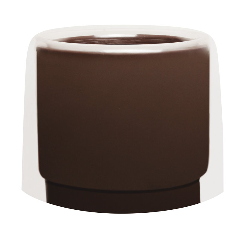 Manseau Pot Planter, 63cm H x 40cm W, Brown