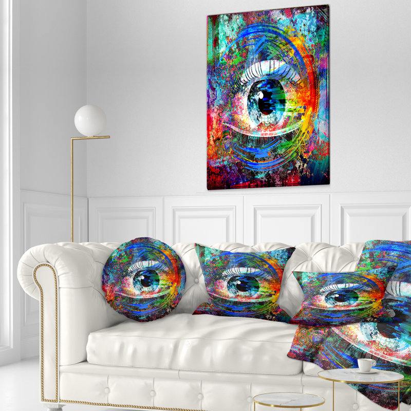 Coussin magique au dessus d’un style abstrait