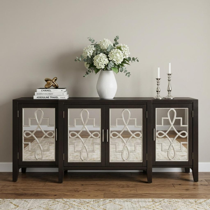 Console en bois massif HomeRoots