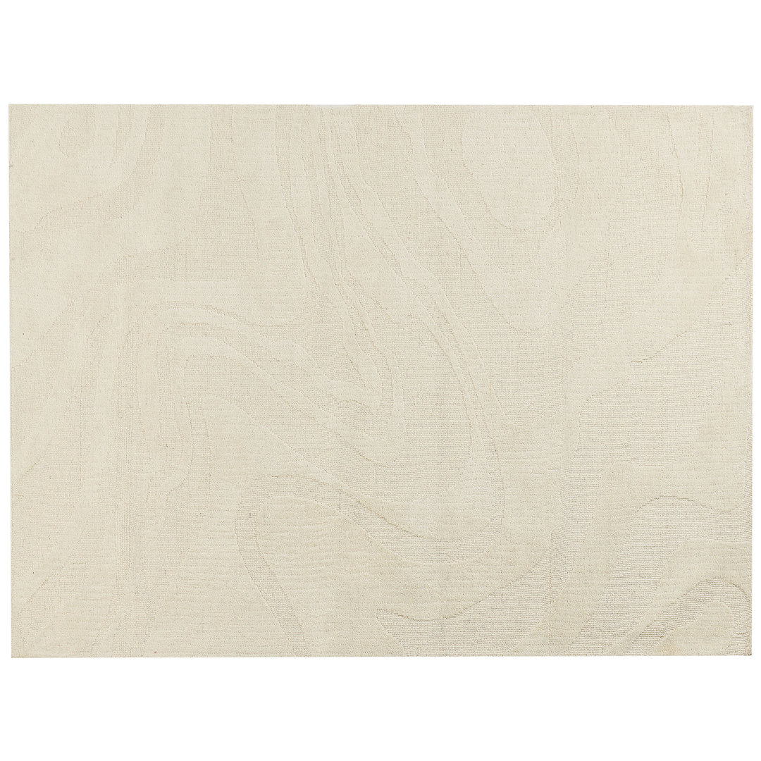 Teppich Bruyere aus Wolle in Beige