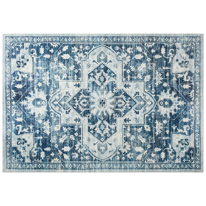 Oriental Machine Tufted Shag Area Rug, Rectangle 160 x 230 cm