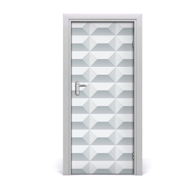 Geometric Background Door Decal