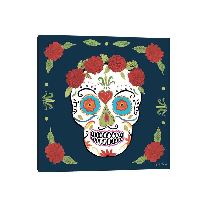 Day of the Dead III 1 Piece Wrapped Canvas Painting, 66.04 cm H x 66.04 cm W