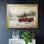 «Red Barn Winter», toile tendue avec châssis_48722-95883080-95883084