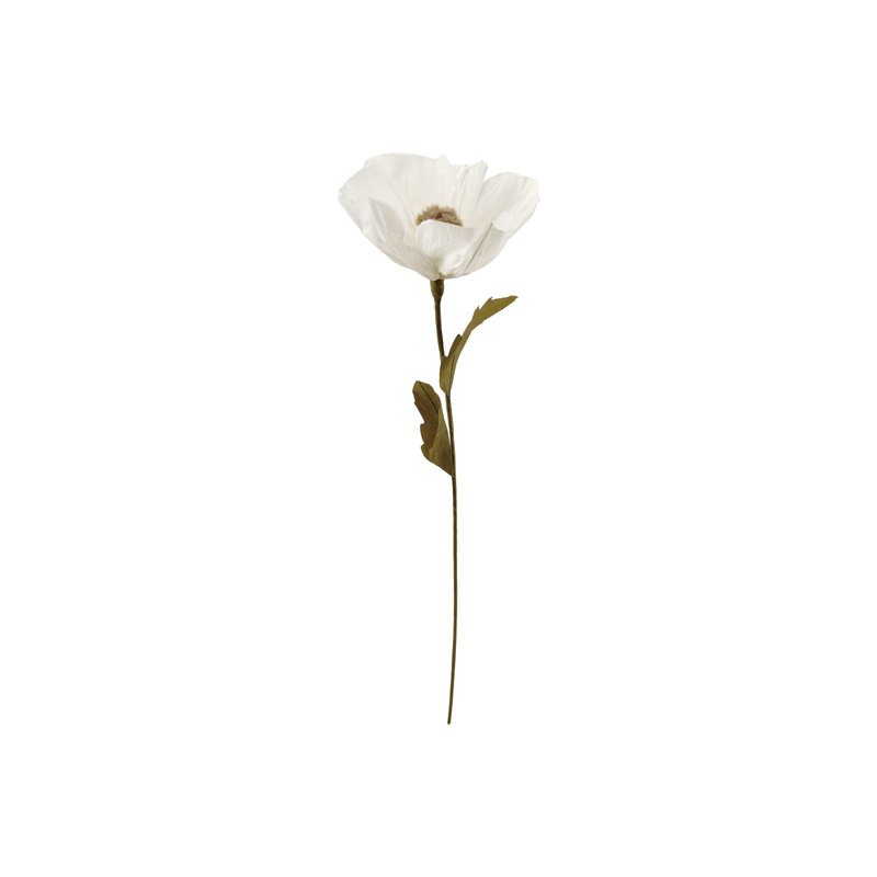 Fleur en papier, Blanc