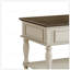 Table basse Retro Farmhouse avec tiroir, roues verrouillables et pieds en bois massif pour faciliter le déplacement et le rangement dans le salon-670246961-670246925