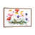 Toile avec cadre en bois brun classique n'est pas disponible