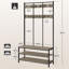 Hall Tree 100cm Wide with Bench and Shoe Storage-1535872179