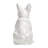 Zermeno Glam Ceramic White French Bulldog Sculpture-702797620