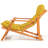Garden Table & Chairs Set (3 Pieces), Solid Beech Wood, Table: 15.7 x 15.7 x 15.7 in, Chairs: 19.7 x 31.9 x 19.7 in | No Varnish, Water-Based Preservative, Yellow & Natural Finish | Perfect for Outdoor Relaxation & Dining-893754695